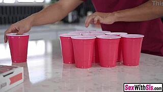 Brazilian teen stepsis forces stepbro into hardcore pounding domination