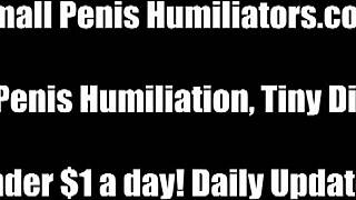 your tiny penis gets humiliated in sph domination