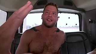 Wild Bareback Cock Riding and Sucking Hunks in a Steamy Car Encounter!