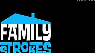 Hot step sisters Gal Ritche tease in a wild parody with step brothers. It’s a crazy family mix!