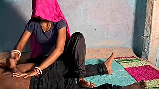 yo, check desi bhabhi in black salwar and tshirt getting slammed hard by our teacher in this full hot video.