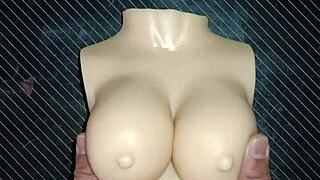 Dolly feels the pain but loves my thrust inside her tight small vagina.