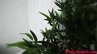 slutty stepsister sucks hard in amateur POV cumshot video