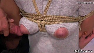 i’m just a tied up tits trainee getting roughly banged, oh man