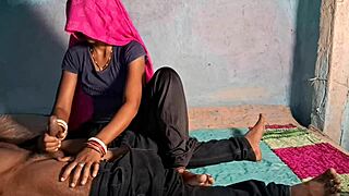 yo, check desi bhabhi in black salwar and tshirt getting slammed hard by our teacher in this full hot video.