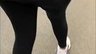 Flashing My Ass in Public Store Before Masturbating in Restroom