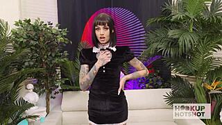 Tattooed supermodel CC Dolls goes wild in extreme anal hookup 😈
