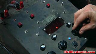 Hey, watch this gagged slut take a machine pounding!