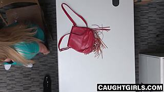 Holy Crap! Redhead Teen and Busty Milf Nailed for Shoplifting! Can Our Big Dicked Security Guy Handle This Trained Thief Duo?