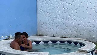 latina with huge ass gets outdoor banging with blowjob