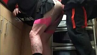 crossdresser takes ass to mouth in wild collection