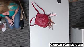 Holy Crap! Redhead Teen and Busty Milf Nailed for Shoplifting! Can Our Big Dicked Security Guy Handle This Trained Thief Duo?