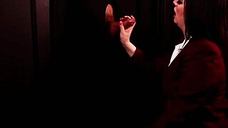 young student eagerly sucks cock at the secret gloryhole for first time