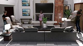 Complete Gameplay - A Life Worth Living Part 6 with Big Cock and Cheating Wife Action. Watch Her Natural Tits Bounce in Bikini Scenes.