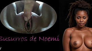 i can’t get enough of noemi’s whispers while she teases with a dildo in part 1
