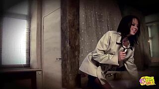 Kelly Bell and friend dive into lesbian bathroom play.