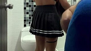 Perverted Stepdad Takes Me in Bathroom, Forces Cock in Mouth, Then Pounds Pussy to Climax