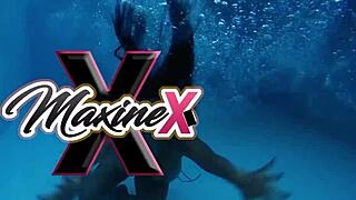 damn, maxine x rides huge bbc dildo to wild orgasm! She’s soaking wet with this monster toy!