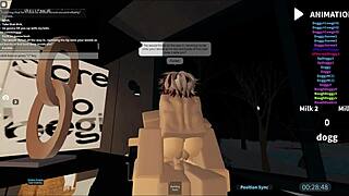Slut Gets Gangbanged Hard in Roblox Condo Scene