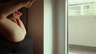Ever caught a glimpse of my private masturbation routine up close through the window?