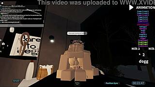 Slut Gets Gangbanged Hard in Roblox Condo Scene