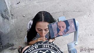Wow! She Begged Me to Record Her Epic Blowjob Skills