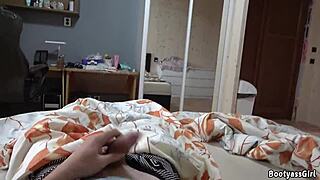 Stepmom knew exactly what to do when she CAUGHT him MASTURBATING