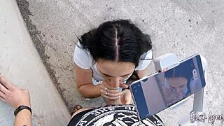 Wow! She Begged Me to Record Her Epic Blowjob Skills