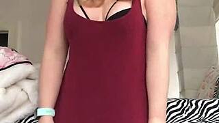this cute nerdy pawg with pigtails vibes her thick body to climax