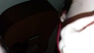 Girlfriend Sucks Blindfolded Unaware of Hidden Camera