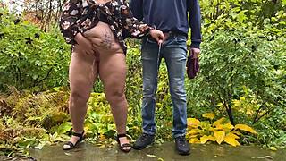 Couple Bonds with Public Peeing Fetish Fun