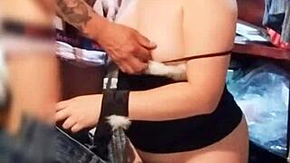 Oh my God, my neighbor caught me dressing as a prostitute and ended up licking my ass while I sucked him!