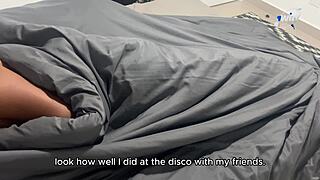 Leyne Rodriguez, stepmom, shares a bed with stepson for a steamy night. Their intense doggystyle session leaves her moaning loud!