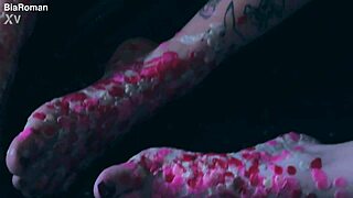 These feet crave kinky games with femdom licks and bondage play