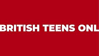 Yo, this British teen fucks hard and swallows cum! 😜