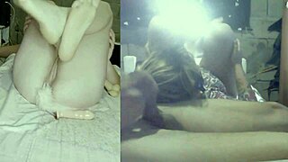 what if you watch this fat solo girl gagging on dildo with buttplug and ball licking uncensored