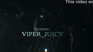 Hot Champagne Pours Into Viper Juicy's Tight Hole Tonight
