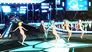Hatsune Miku Nude Mod in Project Diva with Full Naked Body