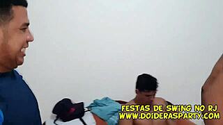 hey, check this wild group anal party with monique lopes and bianca naldy getting freaky with leo ogro and bala levado! 😜