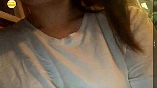 Sexy girl flashes huge boobs live on webcam now!