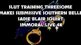 Blonde Sadie Blair Explodes with Intense Orgasmic Power