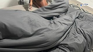 Leyne Rodriguez, stepmom, shares a bed with stepson for a steamy night. Their intense doggystyle session leaves her moaning loud!