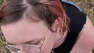 petite milf gives outdoor blowjob during my cyprus trip