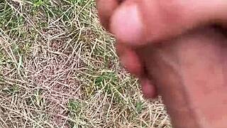 Why Flash My Huge Cock Outdoors While Ladies Watch From Afar?