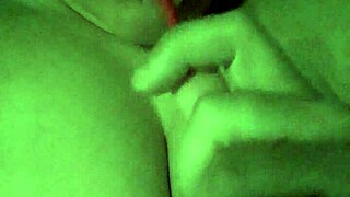 Sucking a Lollipop While Playing with My Wet Tits