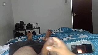 Latina milf caught spying while I’m touching myself