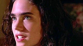 Jennifer Connelly strips nude in 1995's Love and Shadows with sensual touch. Her iconic boobs steal the scene!