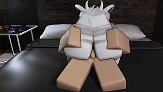 Yo, I'm breeding this wild Roblox demon slut in a condo!