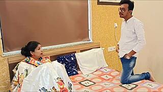 Indian hot bhabhi gets wild in hotel couple sex with dirty Hindi Bengali audio.