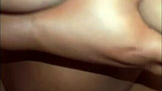 Sexy Milf Taking a Bath Shows Off Curvy Body and Shaved Pussy While Riding Hard. Ebony Babe Moans Loud!